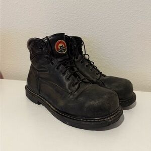 Red Wing Shoes Black Leather Boots